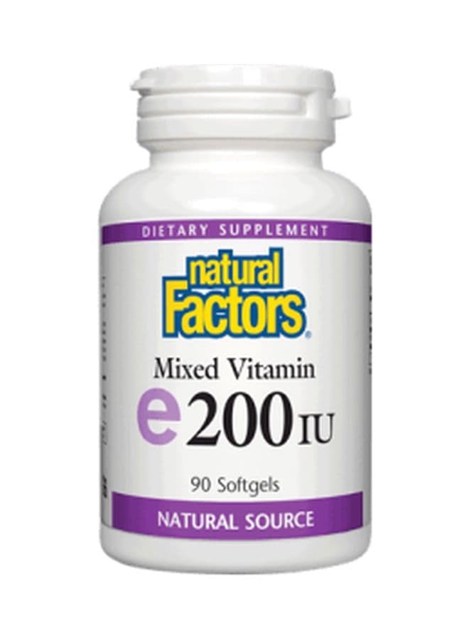 Mixed Vitamin E 200IU - 90 Softgels