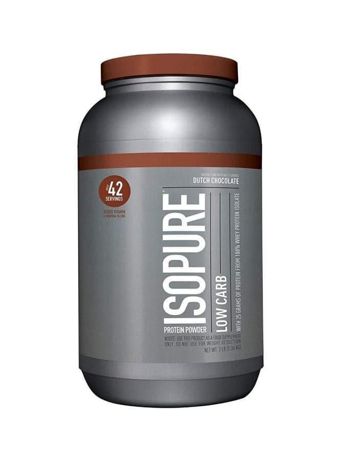 Isopure Protein Powder - Dutch Chocolate