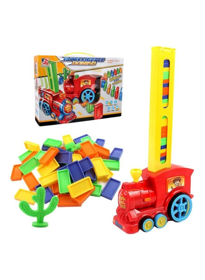 60-Piece Intelligence Domino Train Toy Set T3362R-L