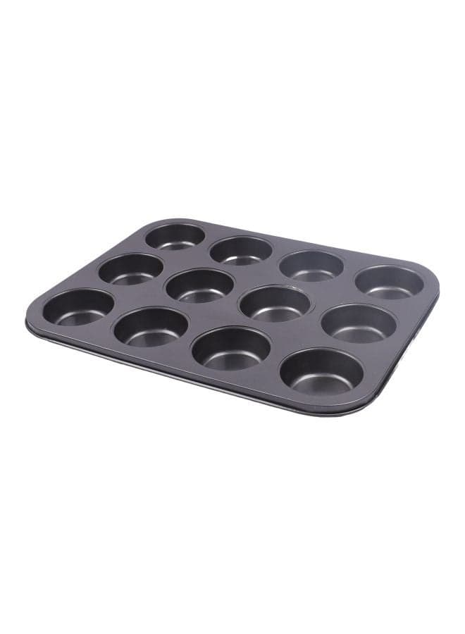 Non-Stick Baking Cup Cake Mould Multicolour 35x26.5x3cm