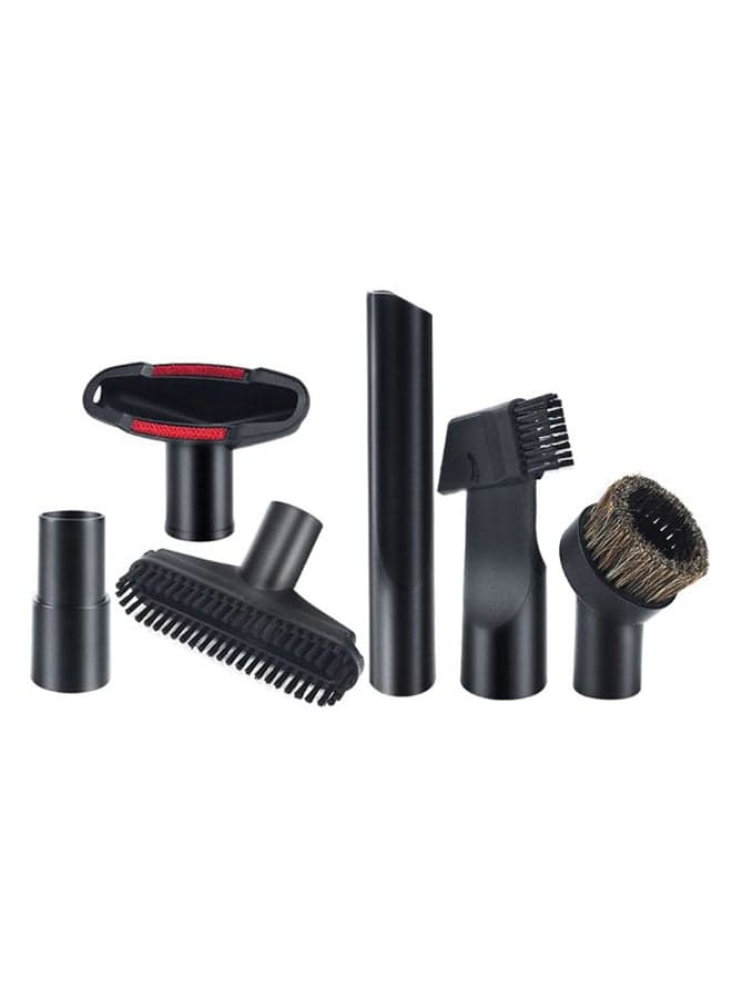 6-Piece Vacuum Cleaner Brush Head Set XMD1246 Black/Brown