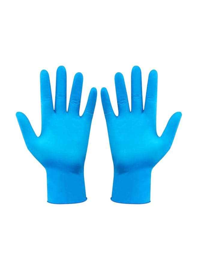 Pair Of Protective Gloves Blue 10x22cm