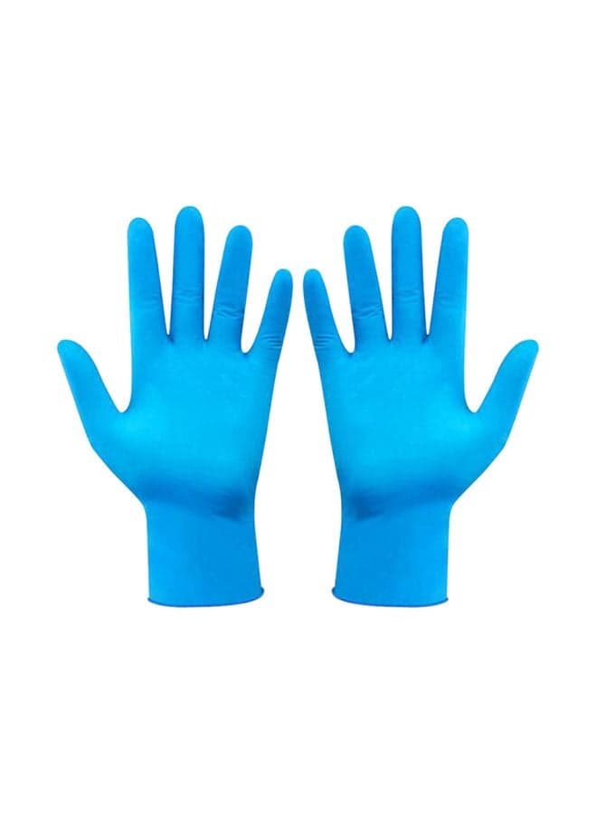 Pack Of 50 Disposable Gloves Blue 18cm