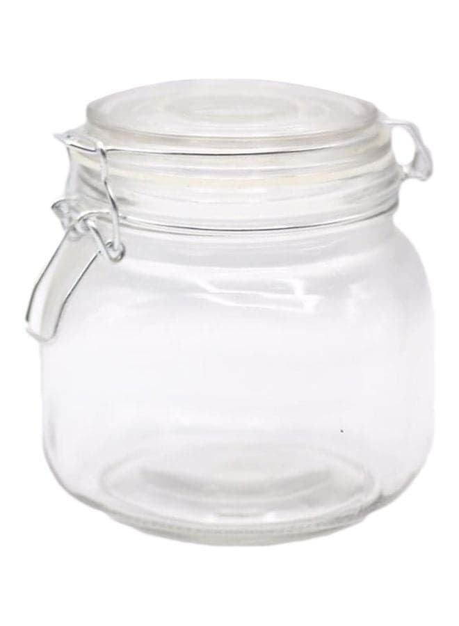Glass Honey Jar Clear 750ml