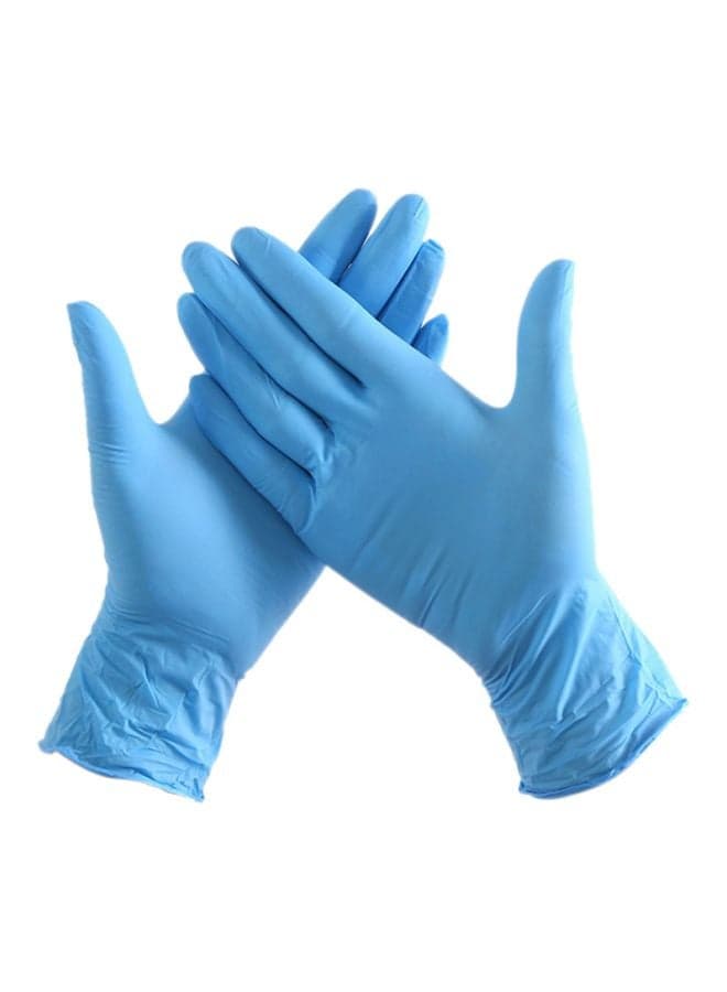 Pack Of 100 Disposable Gloves Sky blue XL