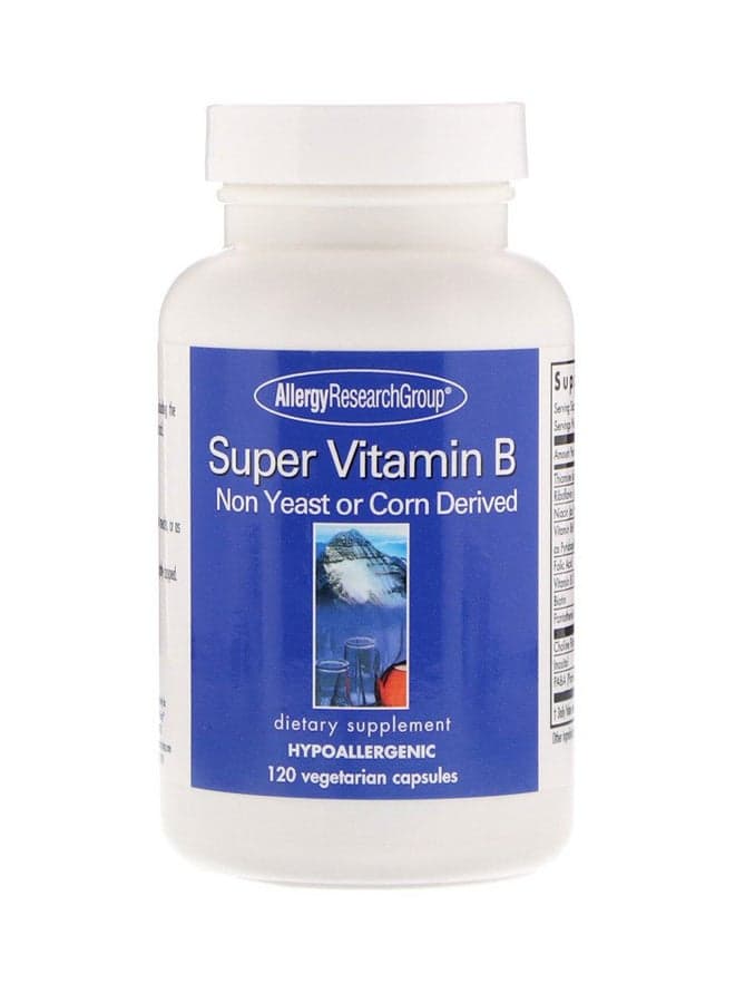 Pack Of 3 Super Vitamin B Complex - 120 Vegetarian Capsules