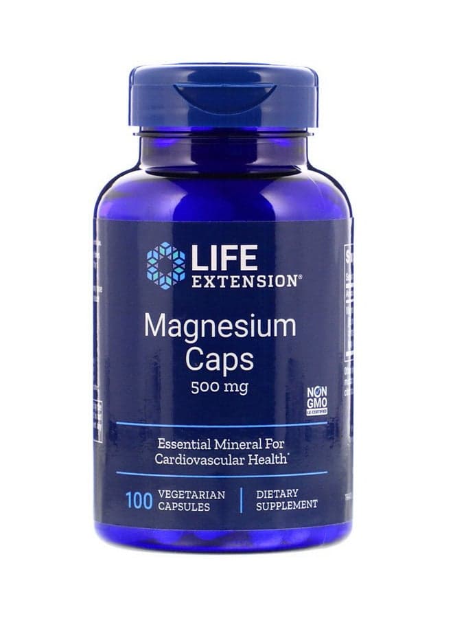 Pack Of 3 Magnesium 500mg Vegetarian - 100 Capsules