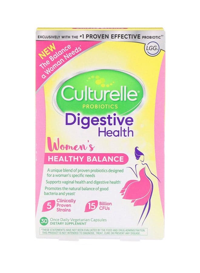 Healthy Balance Probiotic Supplement - 30 Capsules
