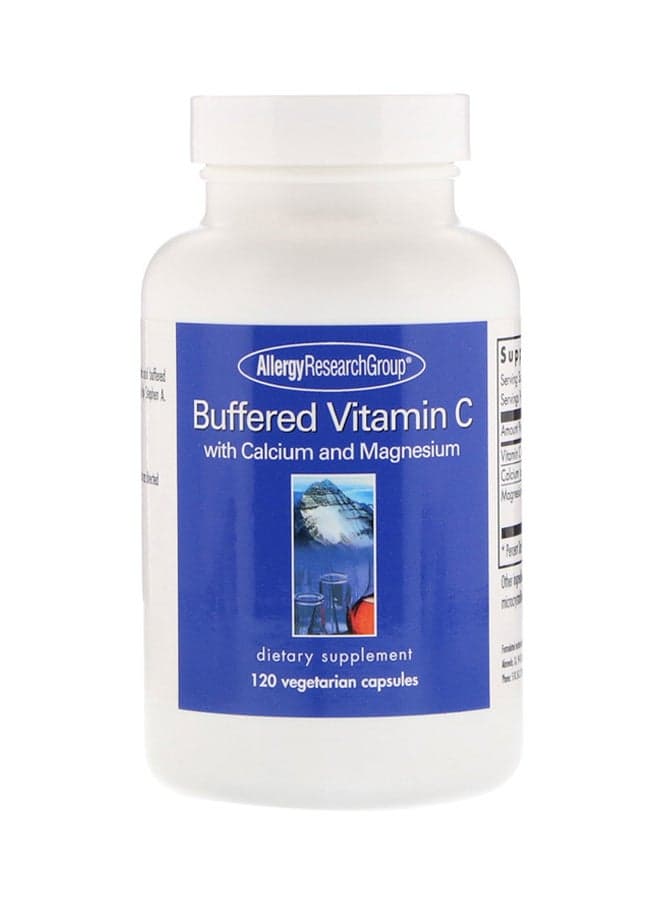 Pack Of 2 Buffered Vitamin C Dietary Supplement - 120 Vegetarian Capsules