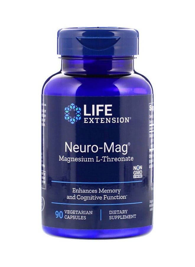 Pack Of 2 Neuro-mag Magnesium L-threonate Dietary Supplement - 90 Capsules