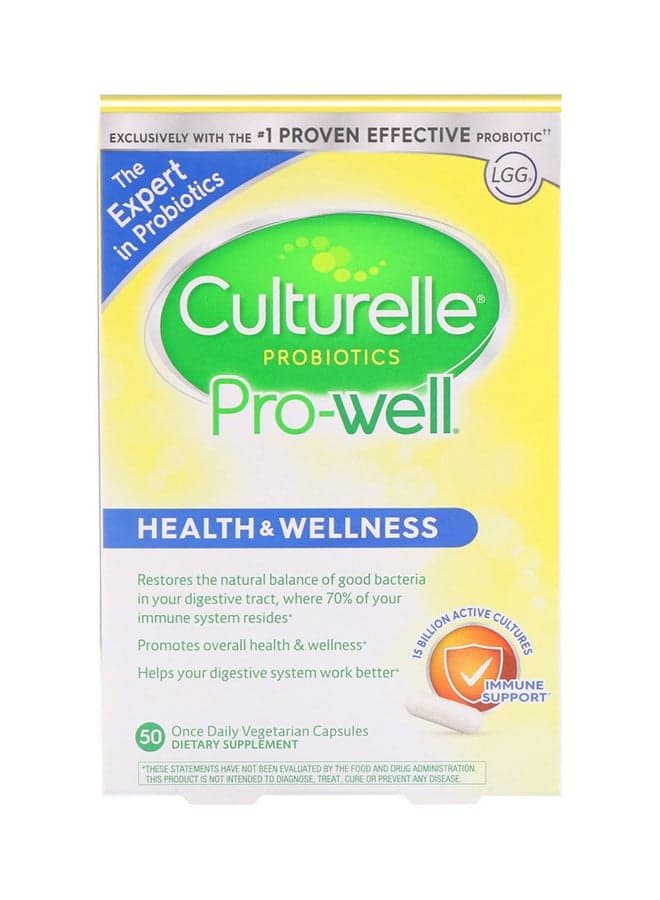 Pro-Well Health And Wellness Dietary Supplement - 50 Capsules