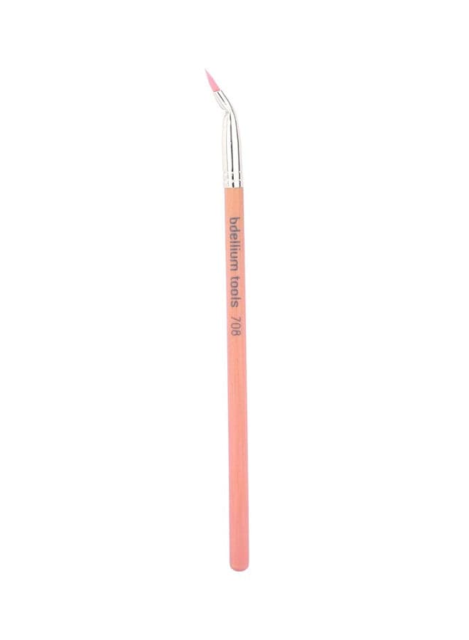 Professional Makeup Bent Eyeliner Brush Black