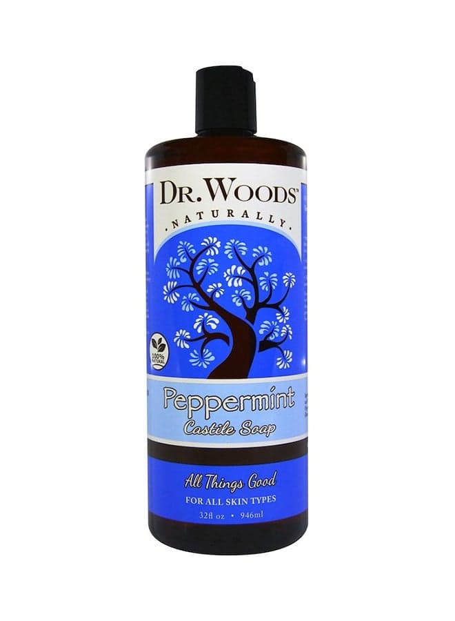 Pack Of 2 Peppermint Castile Soap Set