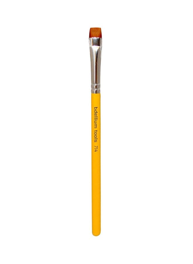 Professional Eco-Friendly Flat Eye Liner Brush Pink/Black