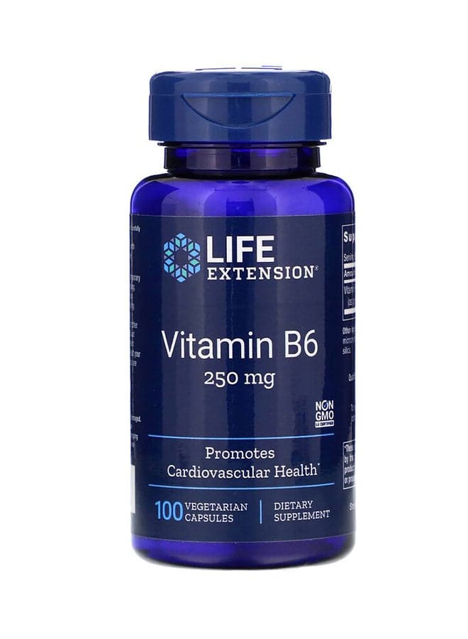 Pack Of 2 Vitamin B6 250 mg - 100 Capsules