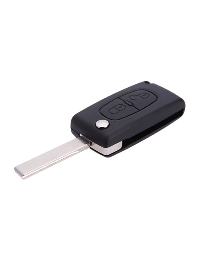 Smart Remote Flip Key Shell Case For Peugeot