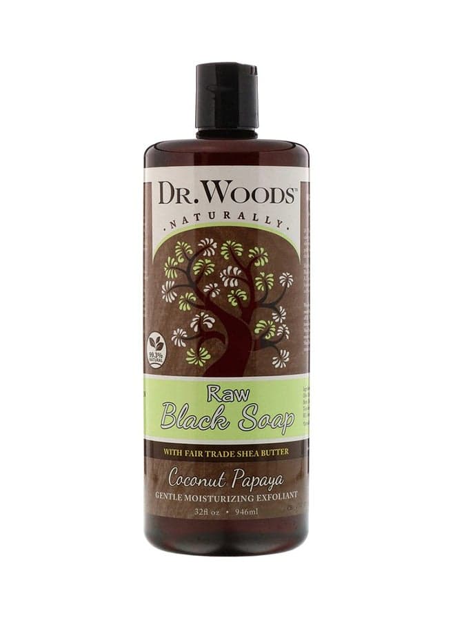 Raw Black Coconut Papaya Liquid Soap 946ml