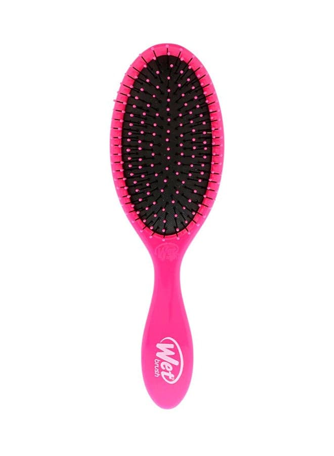 2-Piece Detangler Hair Brush Set Pink/Black 10.2x6.2x1.6inch