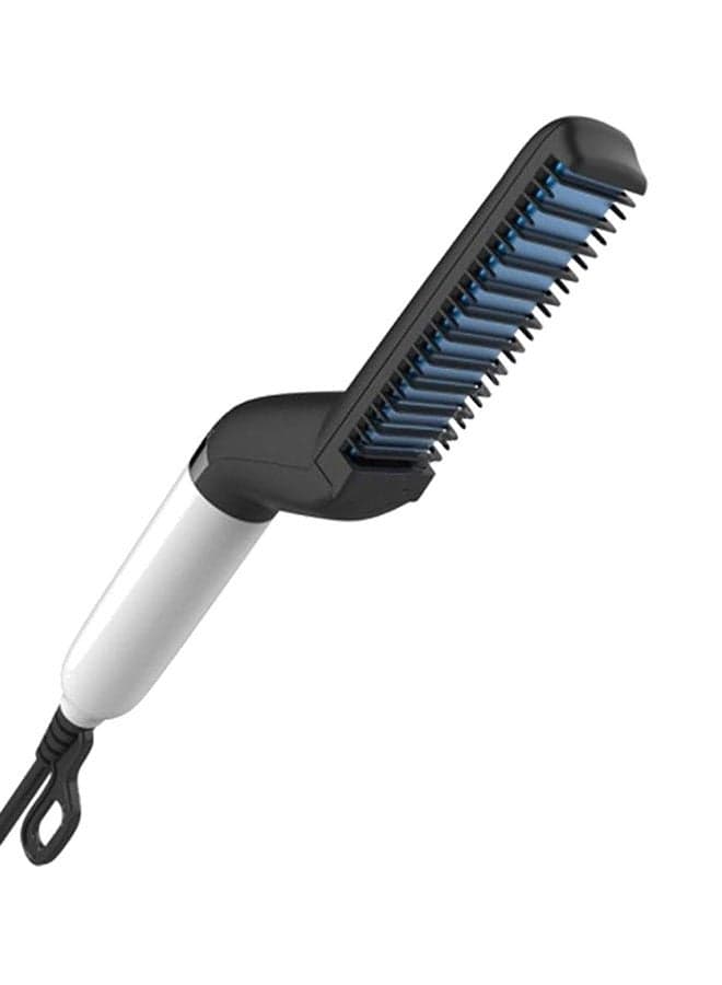 Quick Beard Straightener Styler Comb Black/White