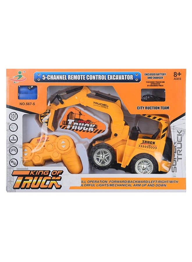 5-Channel Super Truck Remote Control Excavator