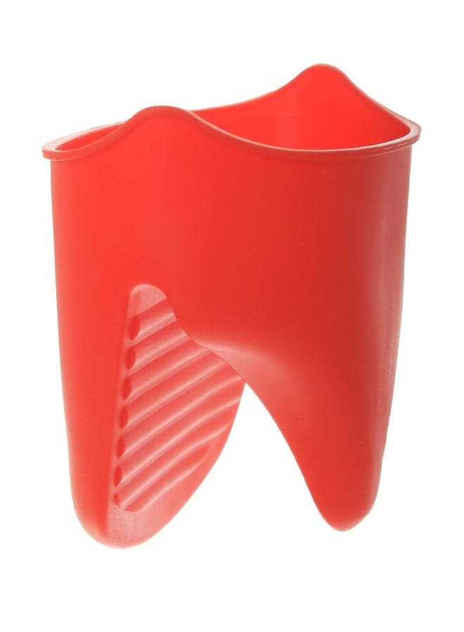 Silicone Hot Pot Holder Set Red