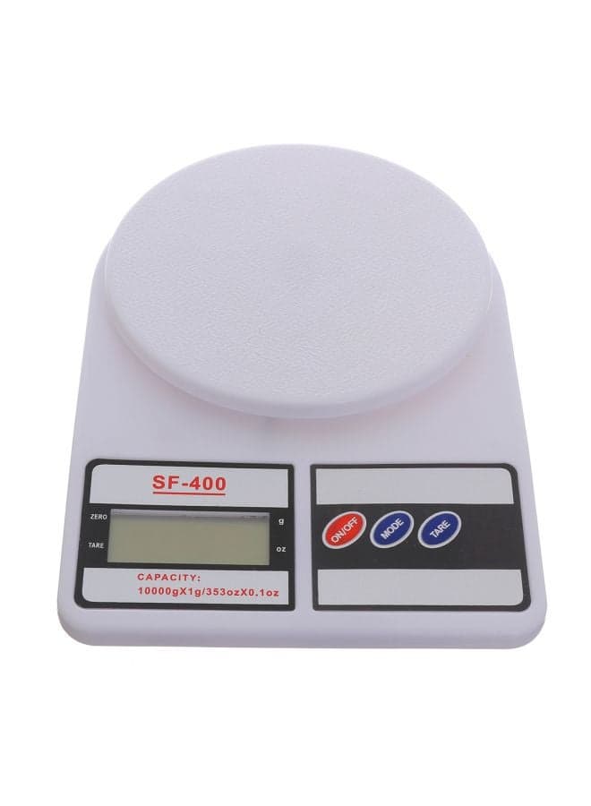 Electronic Kitchen Scale White/black 10kg