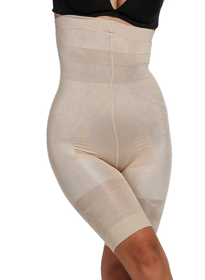 High Cuts Beauty Slimming Shapewear Bodysuit Beige
