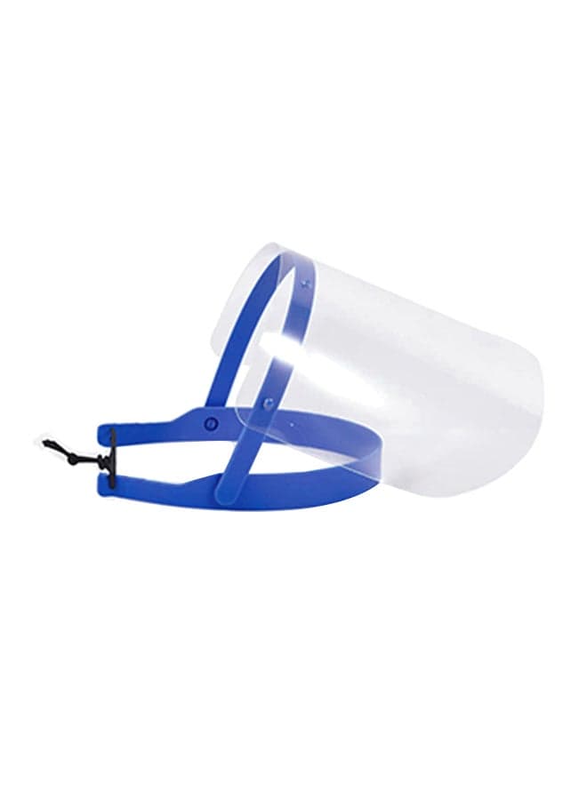 10-Piece Protective Dust-Proof Welding Safety Face Shield Blue/Clear 31.5 x 3.5 x 22cm