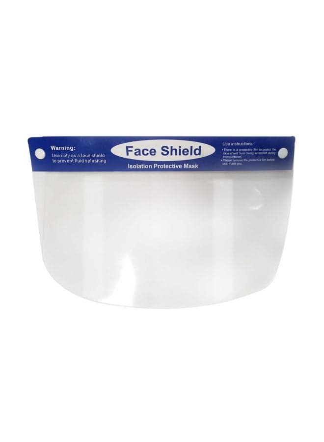 Dust Proof Protective Face Shield Clear 32x3x22cm