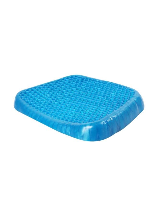 Honeycomb Designed Chair Pad Blue 39x4.5x30cm