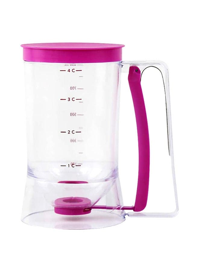 Batter Dispenser For Cupcake Pancake Clear/Violet 1.3ml