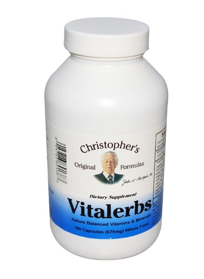 Nature Balanced Vitamins And Minerals Vitalerbs - 180 Capsules