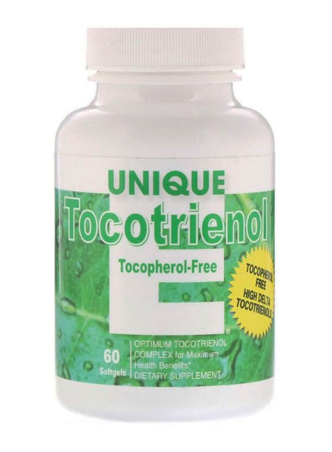 Unique Tocotrienol Supplement - 60 Softgels
