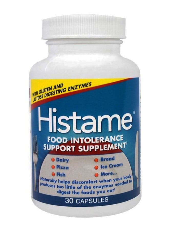 Histame Food Intolerance Support Supplement - 30 Capsules