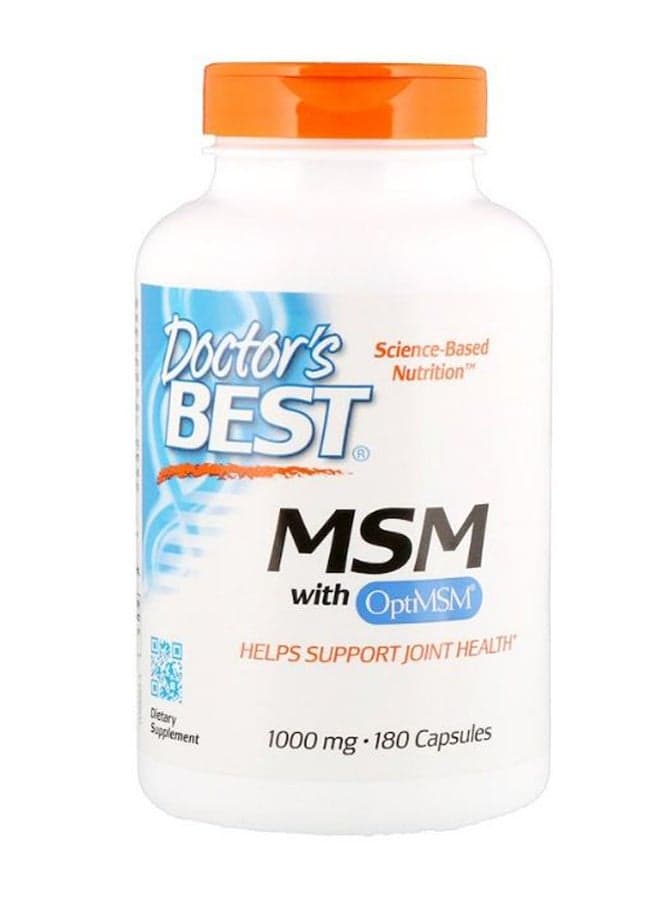 MSM With OptiMSM - 180 Capsules