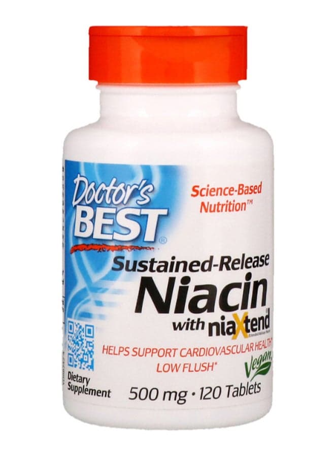 Sustained-Release Niacin With NiaXtend - 120 Tablets