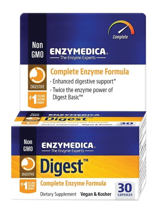 Digest Complete Enzyme Formula - 30 Capsules