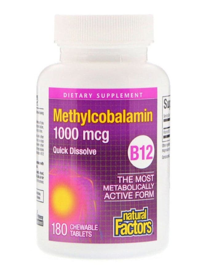 Methylcobalamin B-12 - 180 Tablets