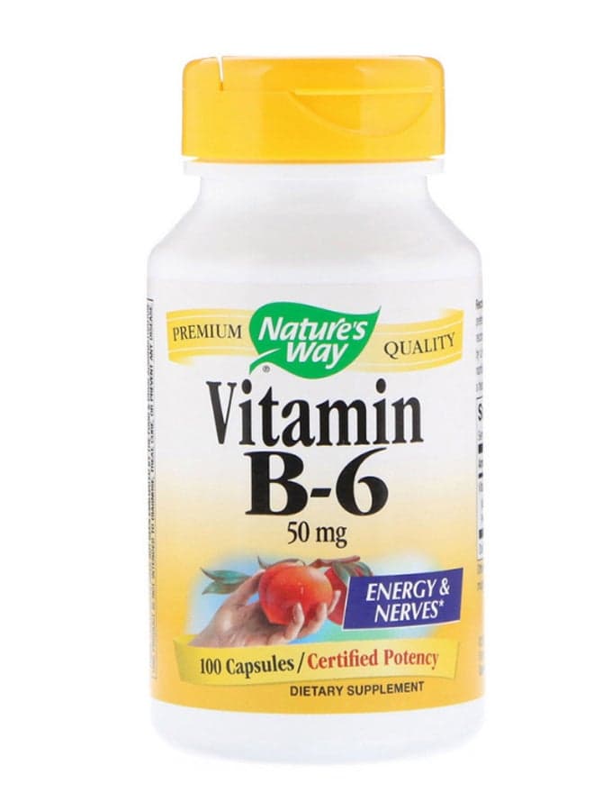 Vitamin B-6 - 100 Capsules