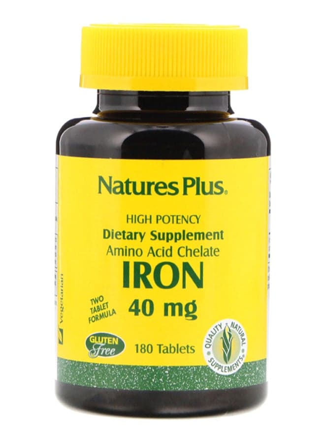 Iron Amino Acid Chelate - 180 Tablets