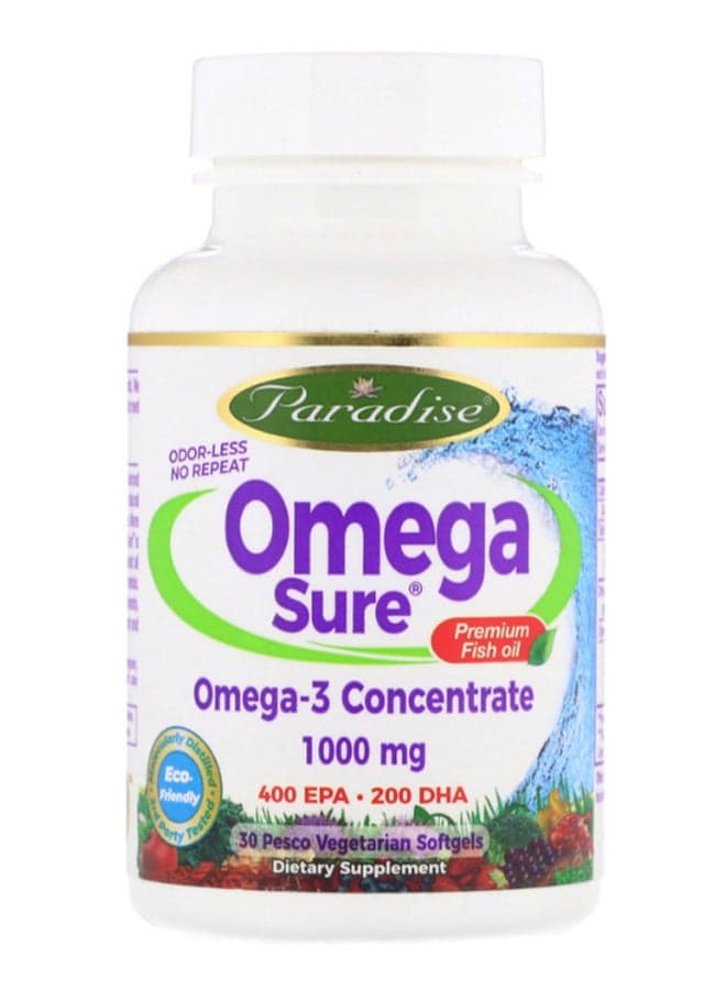 Omega Sure Omega-3 Concentration - 30 Softgels