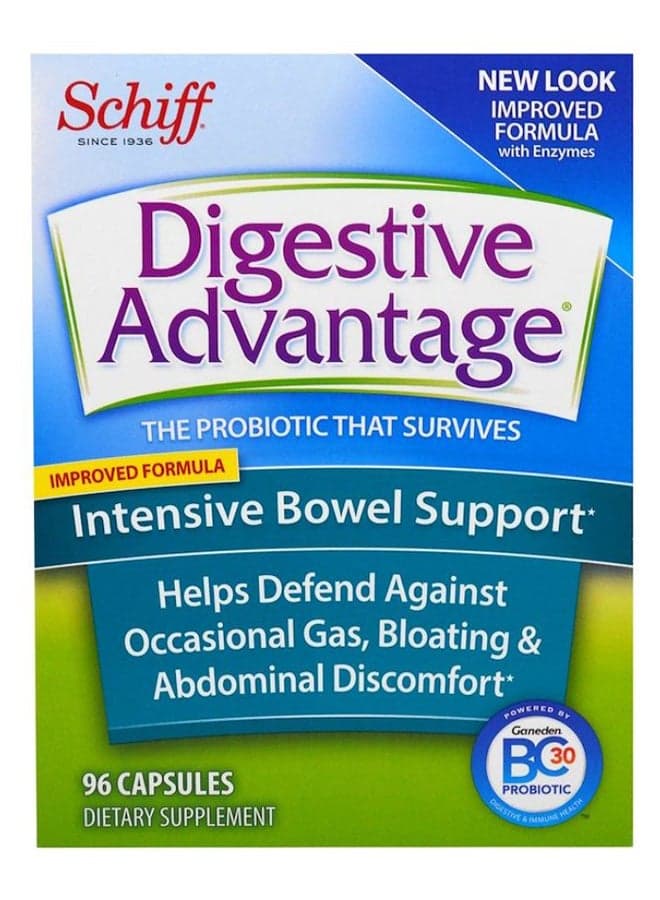 Digestive Advantage Intensive Bowel Support - 96 Capsules