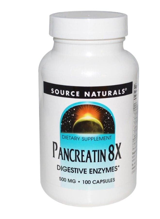 Pancreatin 8X - 100 Capsules