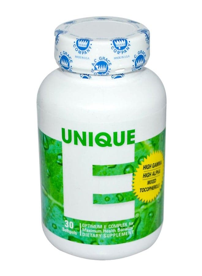 Unique E Dietary Supplement - 30 Softgels