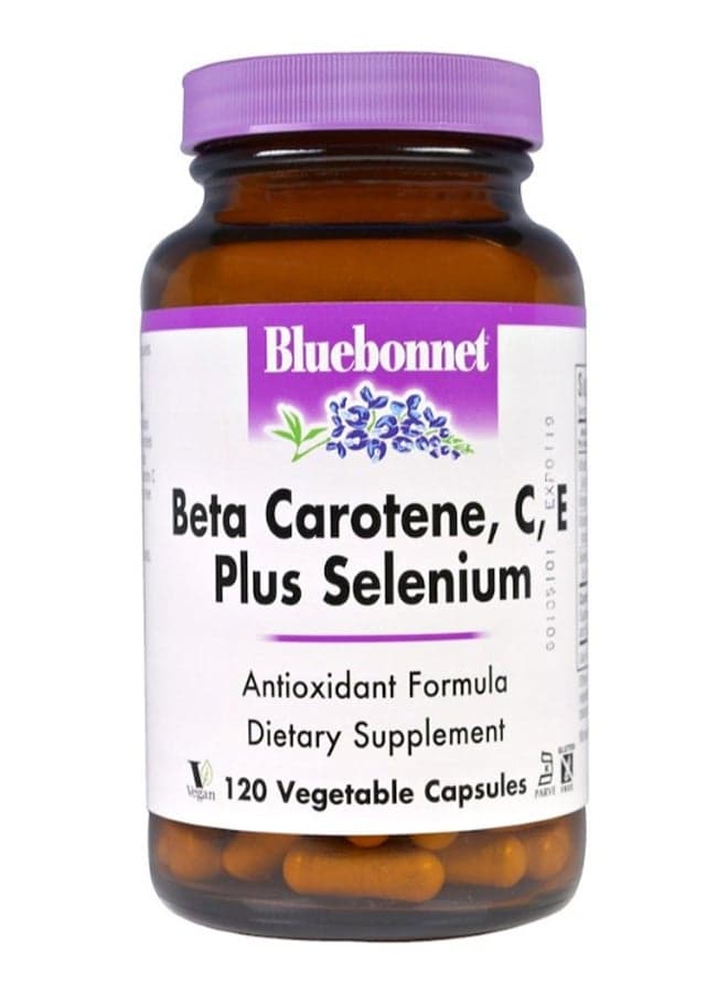 Beta Carotene C And E Plus Selenium - 120 Veggie Capsules