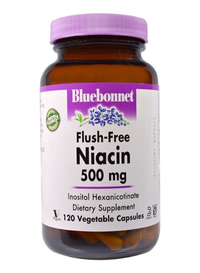 Flush-Free Niacin - 120 Veggie Capsules