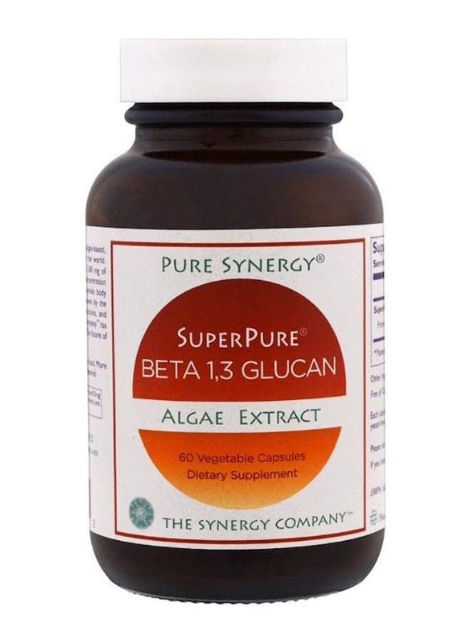 Superpure Beta 1 3 Glucan Algae Extract - 60 Capsules