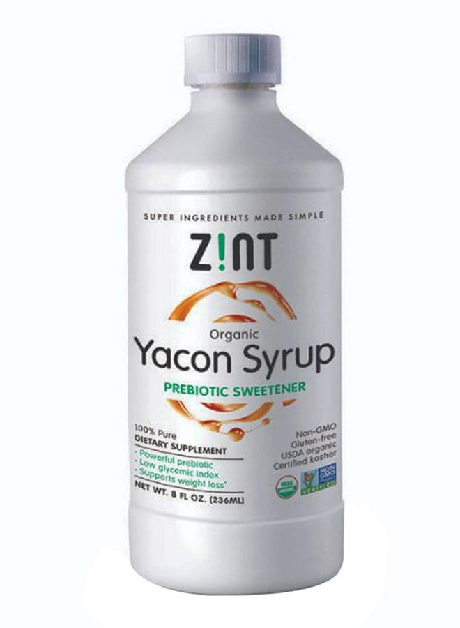 Organic Yacon Syrup Prebiotic Sweetener - 236 ml