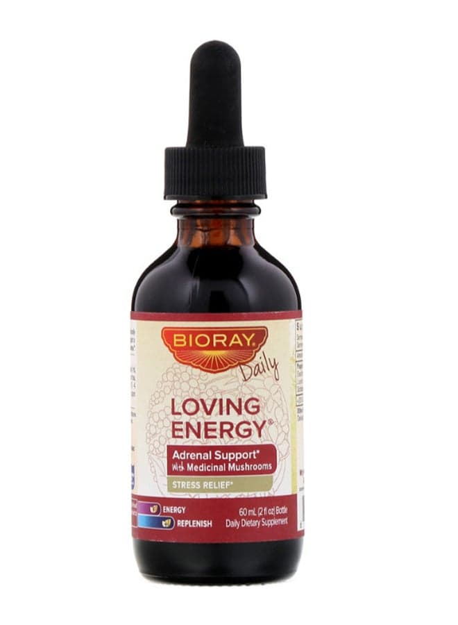 Loving Energy Adrenal Support With Medical Mushrooms Tonic 2 fl oz (60 ml)