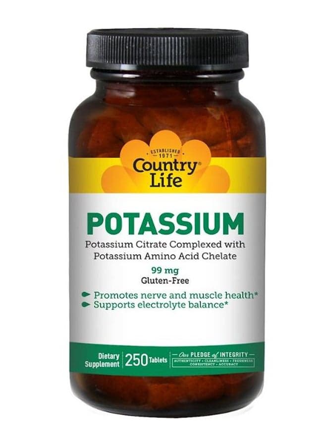 Potassium - 250 Tablets